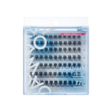 Broadway Natural DIY Cluster Lashes – Customizable Lash Extensions (70–140 pcs) – DIY03 - ANNS BEAUTY SUPPLY